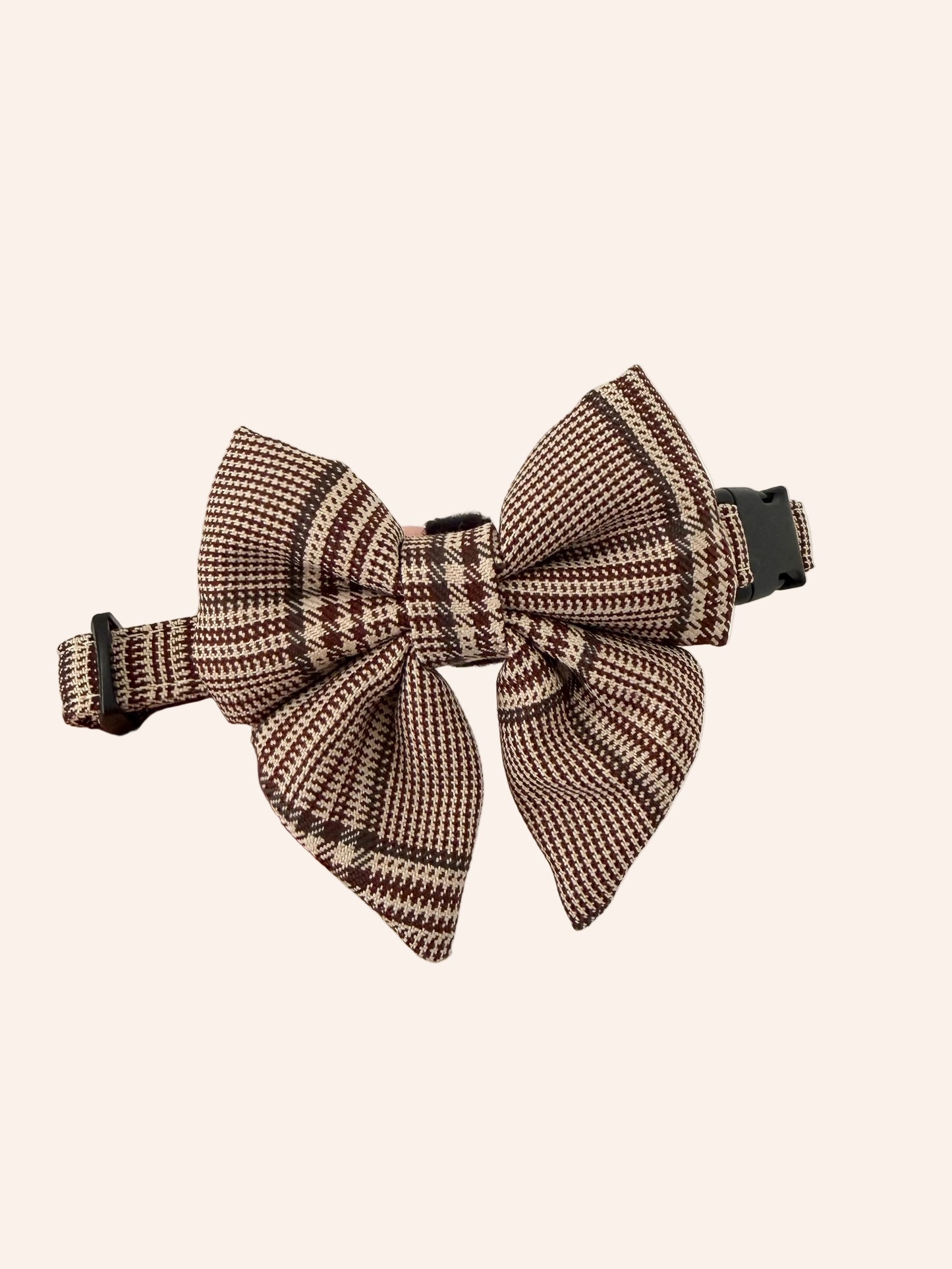 Pup in Plaid - Sailor Bow