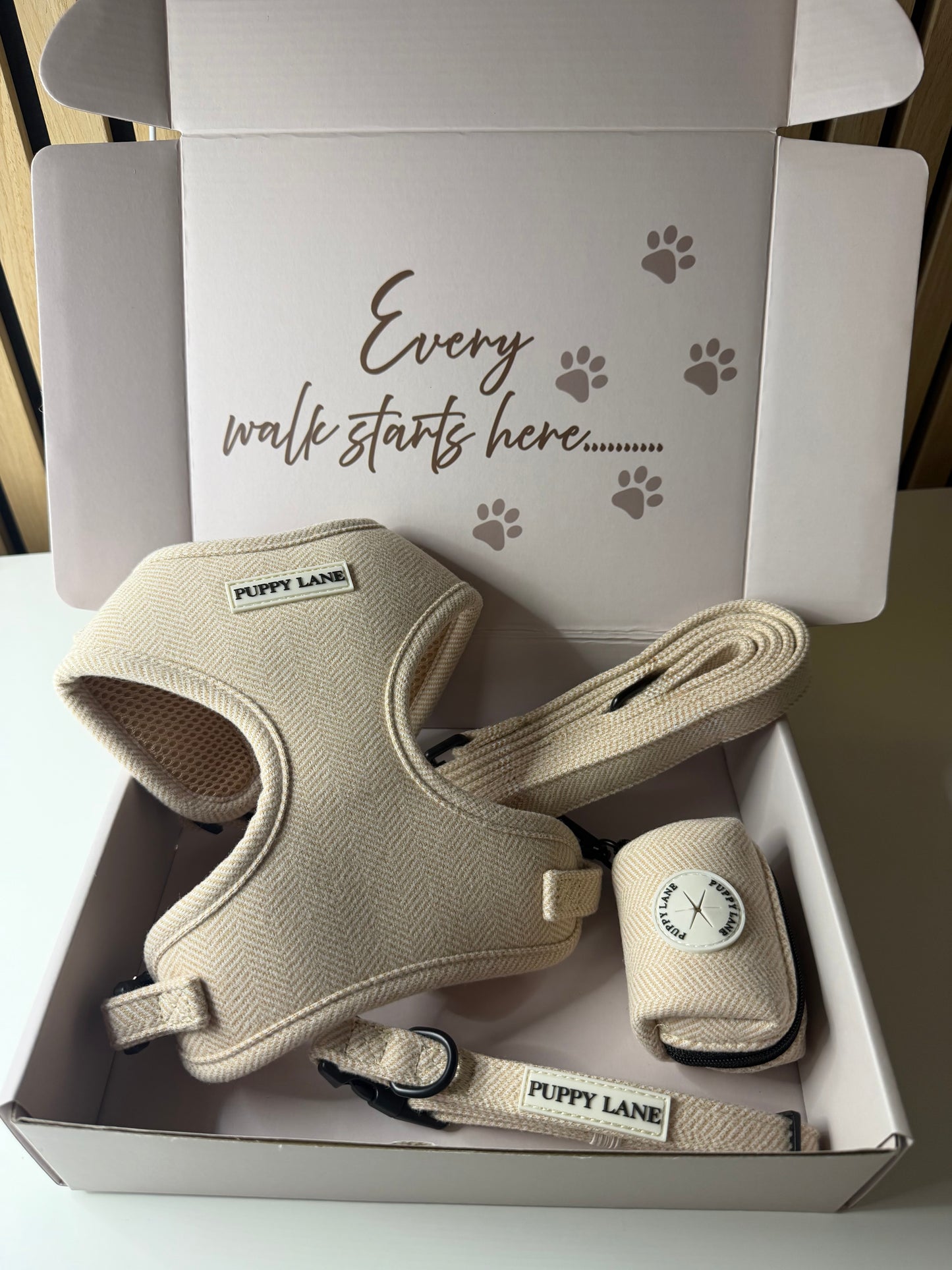 The Herringbone Collection - Cream Lead