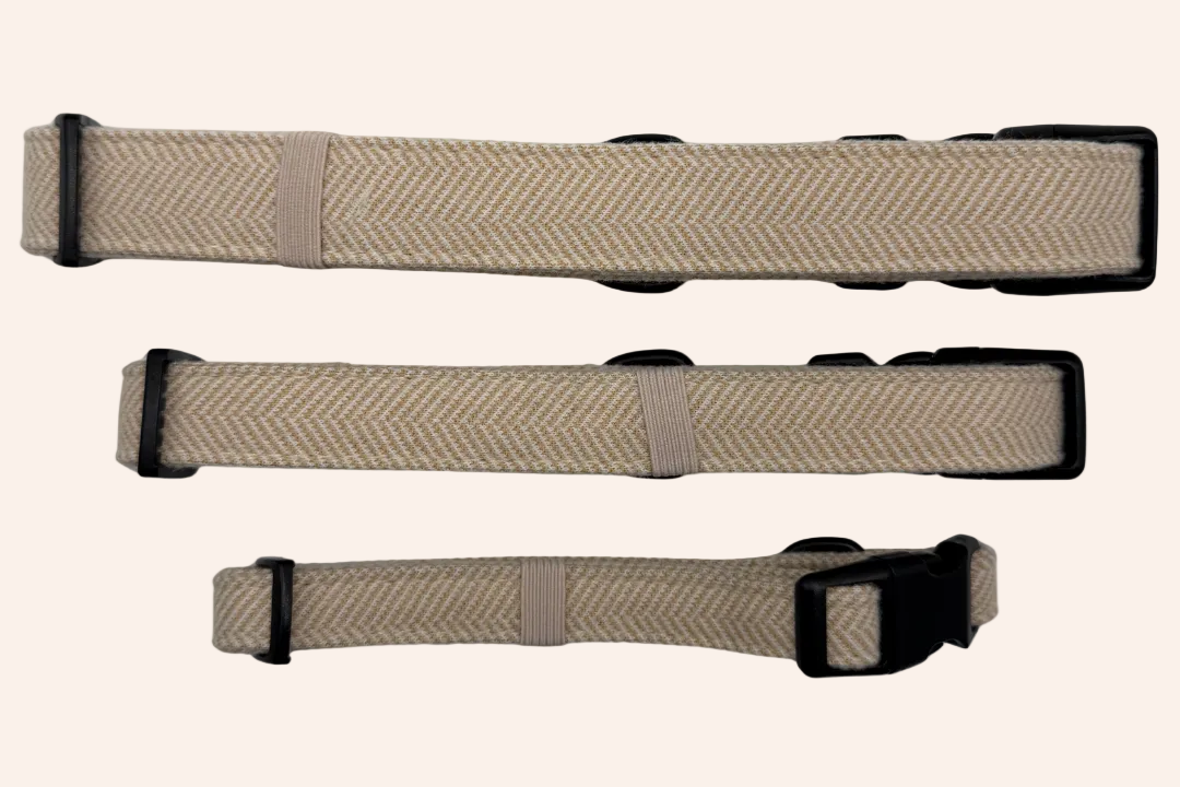 The Herringbone Collection - Cream Collar
