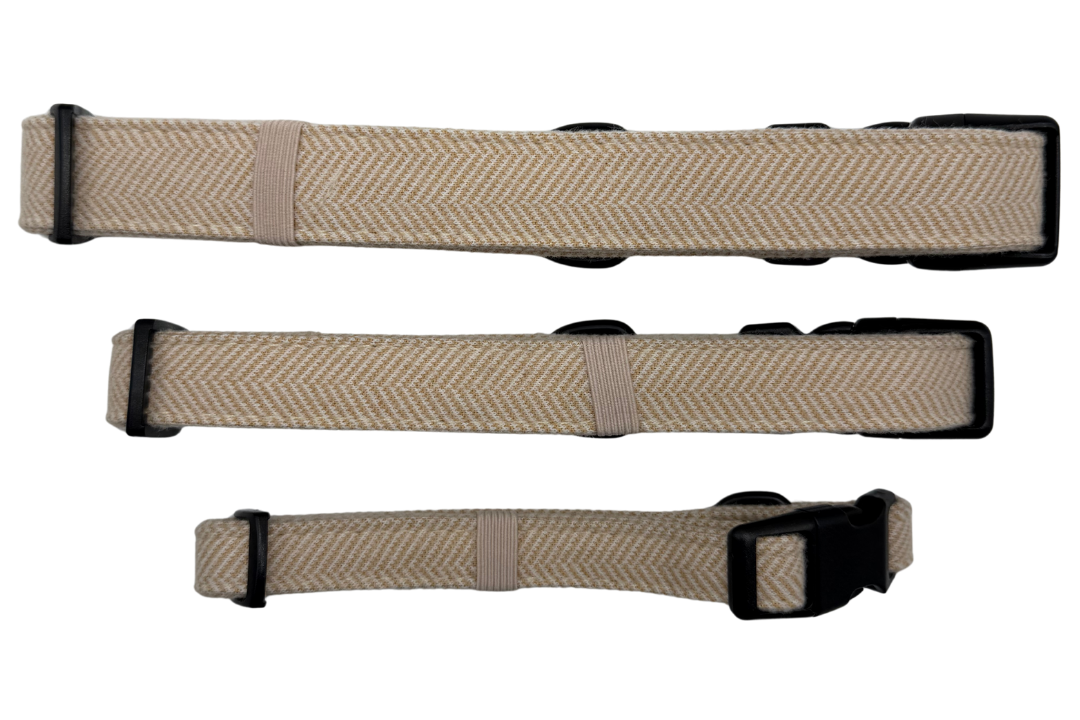 The Herringbone Collection - Cream Collar