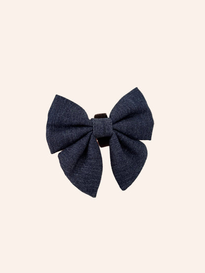 The Denim One - Sailor Bow