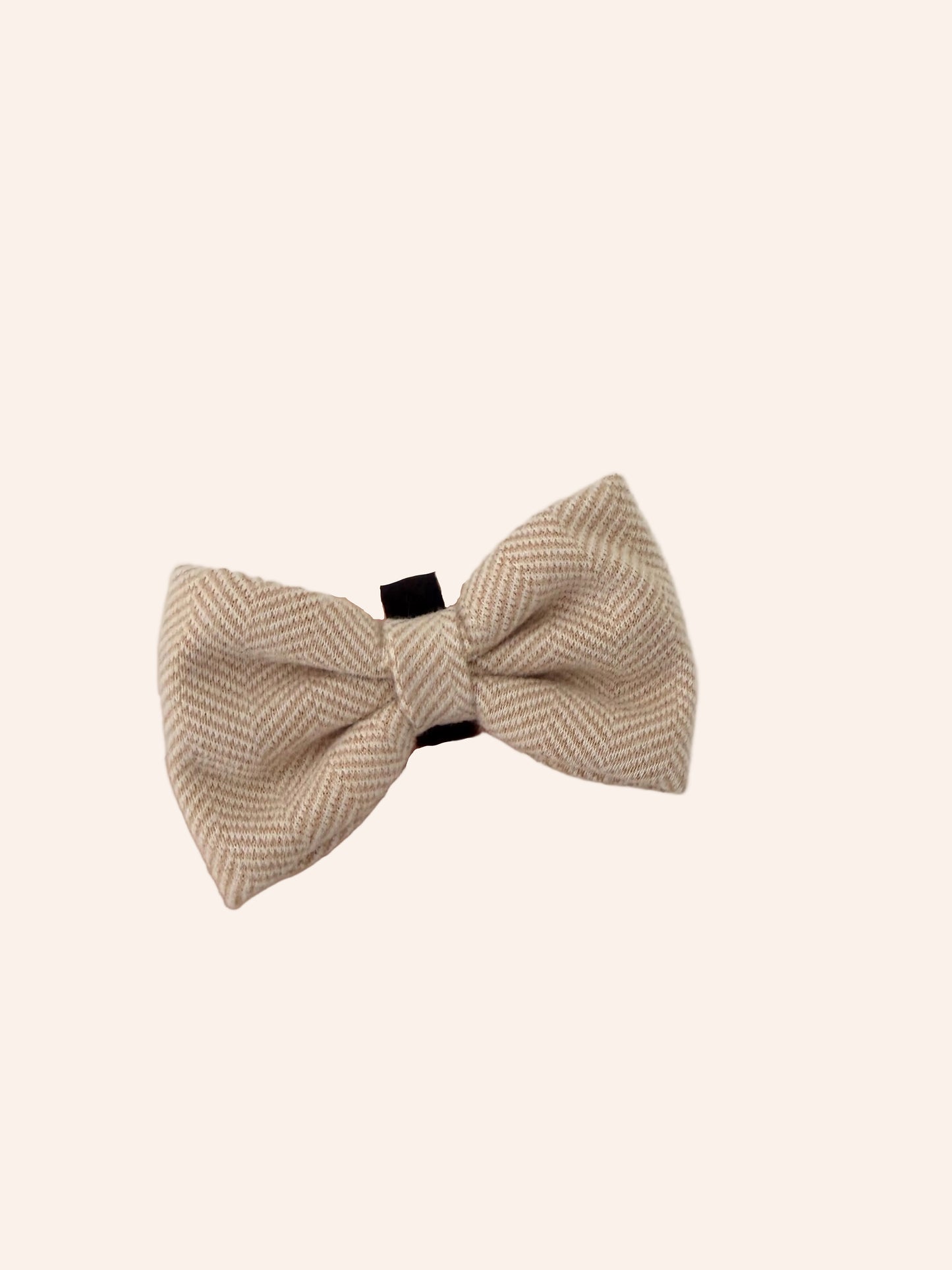 The Herringbone Collection Cream - Dickie Bow