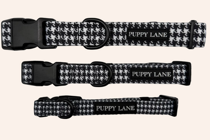 The Houndstooth Collection - Black and White Collar