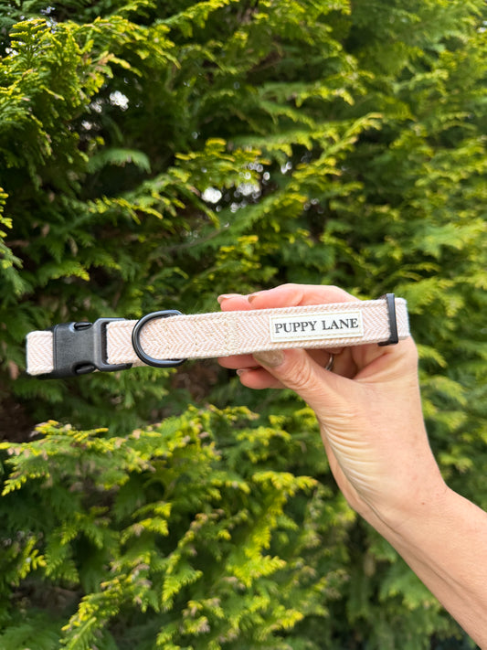 The Herringbone Collection - Cream Collar