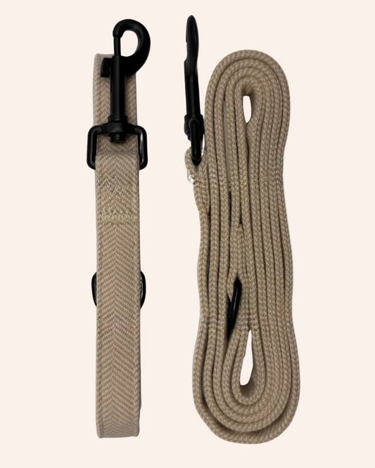 The Herringbone Collection - Cream Lead
