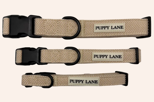 The Herringbone Collection - Cream Collar
