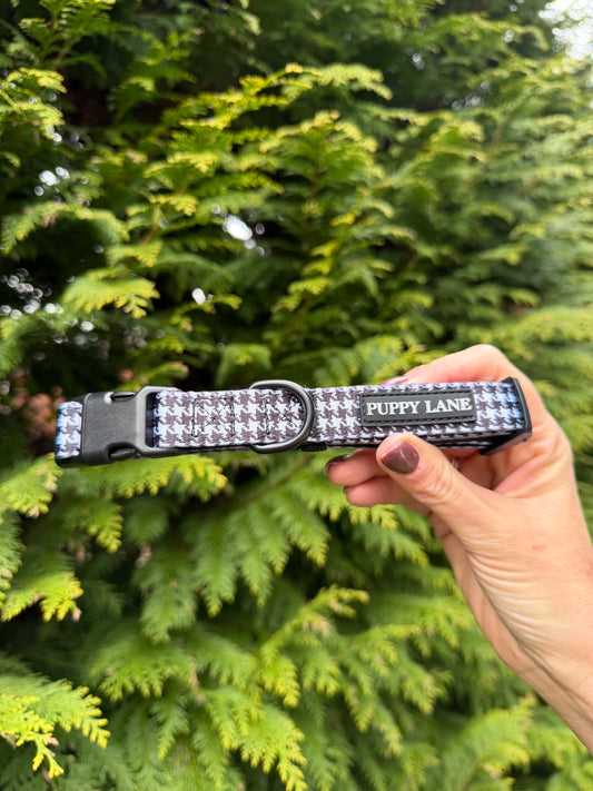 The Houndstooth Collection - Black and White Collar