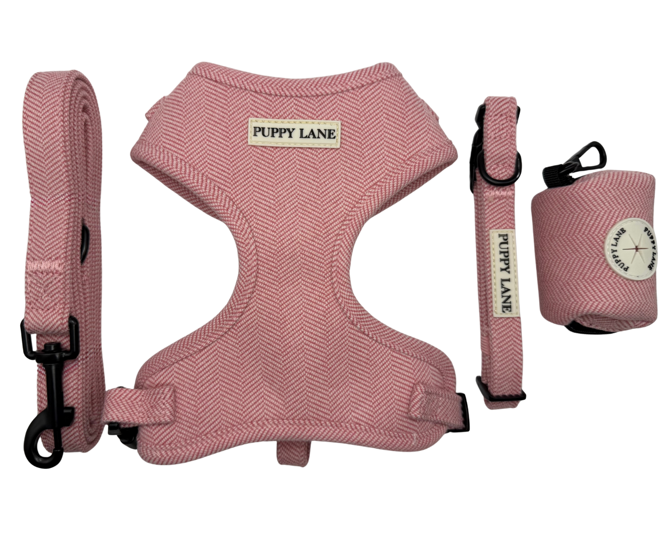 The Herringbone Collection - Baby Pink Bundle